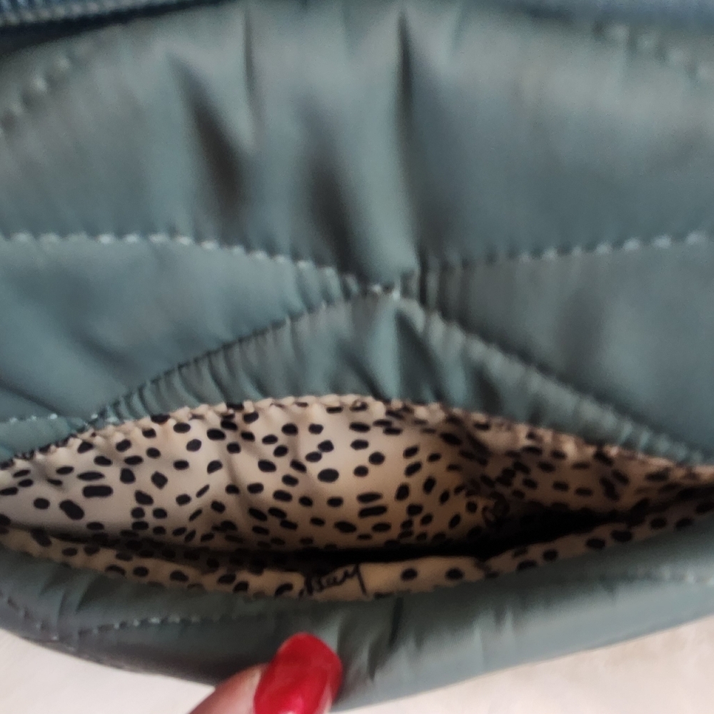 Charleston Medium Zip-Top Crossbody in Lake Color - Picture 7 of 7